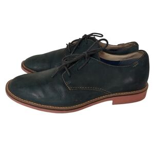 Mark Nason Navy‎ Blue Suede Lace-up Oxford Casual Shoes Men's Size 8.5 Slip-on.